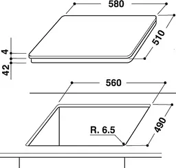 Варильна поверхня Whirlpool AKT 8090 NE - мініатюра 2
