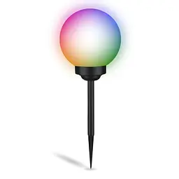 Садова декоративна RGB куля Lumiled ATRIS 20 см на сонячній батареї - мініатюра 2