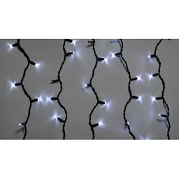 Гірлянда Delux ICICLE flash 108LED 2 х 1 м білий / чорний IP44 EN (90012940)