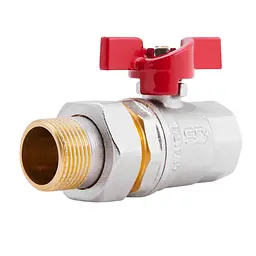 Кран кульовий "Американка" SD Plus прямий 1/2" ВЗ SD220W15