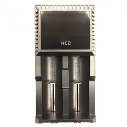 Зарядний пристрій для акумуляторів HC2 Charger на 2 акумулятори 18650 та інших - мініатюра 2