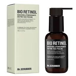 Уцінка. Ензимний гель-пілінг для обличчя Mr. Scrubber Bio Retinol з бакучіолом і ензимом граната 100 мл  - мініатюра 1