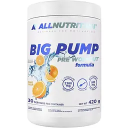 Передтренувальний комплекс AllNutrition Big Pump, 420 грам - Апельсин