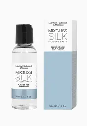Лубрикант MixGliss Silk - Fleur De Soie - на силіконовій основі з квітковим ароматом, 50 мл