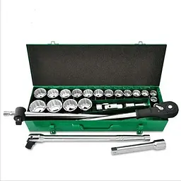 Комплект головок дюймових з тріскачкою 3/4" 24од. (12-гр.) Toptul hoz0007846
