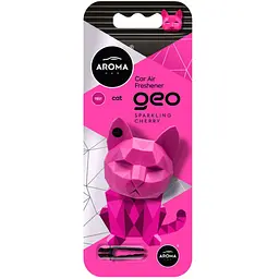 Ароматизатор в авто Aroma Car Geo Cat Polymer Sparkling Cherry (5904224121501) - мініатюра 2