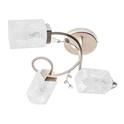 Люстра стельова Brille в спальню E14 40W WH (LK-627C/3)