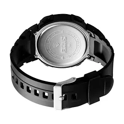 Наручний годинник чоловічий Skmei 1560 Black, 1560BK (12303) - мініатюра 5