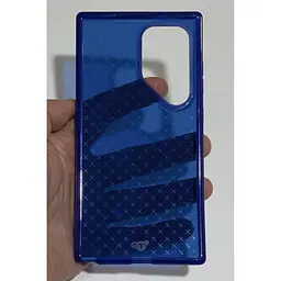 Протиударний чохол силіконовий Tech21 Evo Check для Samsung Galaxy S24 Ultra (6.8") Cobalt Blue T21-10681 - мініатюра 7