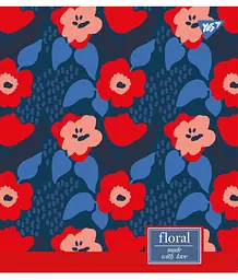 Набір зошитів Yes Floral explosion А5 в клітинку 18 аркушів 10 шт. (765183) - мініатюра 5