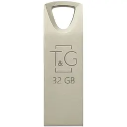 Флеш накопичувач USB 32Gb T&G Metal TG117 сріблястий USB 2.0 (TG117SL-32G)