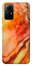 Чохол Demsky Червоний корал мармур для Xiaomi Redmi Note 12S