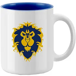 Чашка World of Warcraft Alliance (Варкрафт) 325 мл Білий - мініатюра 2