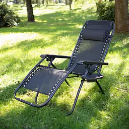 Комплект шезлонгів JUMI Relax Black - 2 шт. - мініатюра 10