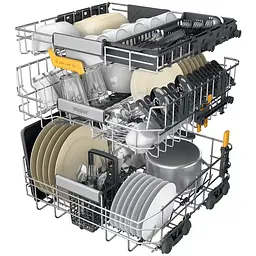 Посудомийна машина Whirlpool вбудовувана, 14 комплектів A+++, 60 см, дисплей, білий - мініатюра 9