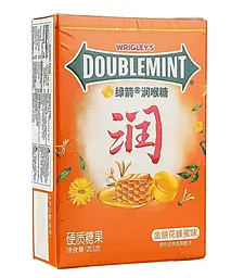 Льодяники від болю в горлі Wrigley's Doublemint Honeysuckle Honey Lemon Flavor 20.5г - мініатюра 2
