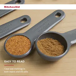 Набір мірних ложок KitchenAid Coreline сірий 5 шт. (KQG057OHCGG) - мініатюра 11