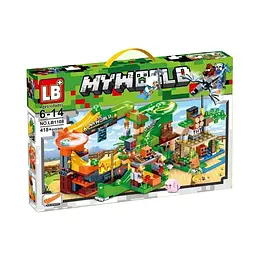 Конструктор My World Minecraft Битва з драконом, LB1108, 418 деталей