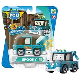 Колекційна машинка Roi Visual Робокар Спукі Die Cast металева блакитна (MRT-0611) - мініатюра 4