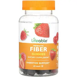 Пребіотик Lifeable Prebiotic Fiber Adult 60 жувальних цукерок