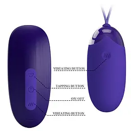 Віброяйце Pretty Love Orthus-Youth Stimulator Blue - мініатюра 4