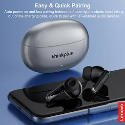 TWS-навушники Lenovo ThinkPlus XT88 black - мініатюра 4