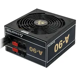 Chieftec Блок живлення A-90 (750W), >90%, 140мм, 1xMB 24pin(20+4), 1xCPU 8pin(4+4), 3xMolex, 8xSATA, 4xPCIe 8pin(6+2), Modular