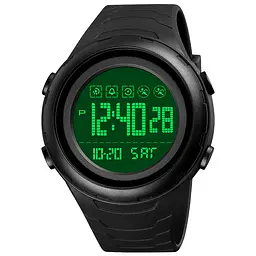 Наручний годинник чоловічий 1674 All Black Skmei acs0030633 - мініатюра 4