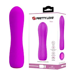 Вібратор Pretty Love Beau 11,9 см (фіолетовий) - мініатюра 16