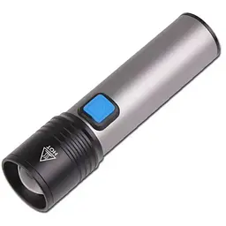 Акумуляторний LED ліхтарик Bailong BL-K31-T6 4 режими, зум, зарядка microUSB, металевий корпус