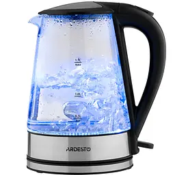 Електрочайник Ardesto Strix скло 1.7 л черный (EKL-F110)