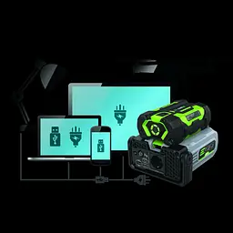 Інвертор з виходом 220 В для акумуляторів EGO PAD5001E KIT (400 Вт) - мініатюра 5