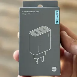 Мережевий зарядний пристрій CUKTECH 65W GaN 2C1A Grey (AD653CEU) [171982] - мініатюра 4