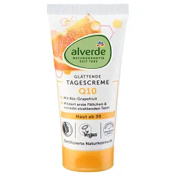 Денний крем для обличчя Alverde Naturkosmetik Q10 з органічним грейпфрутом та обліпихою 50 мл - мініатюра 3