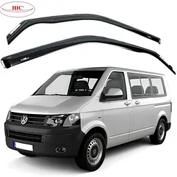 Дефлектори вікон вітровики HIC для Volkswagen T5- T6 2003- вставні Оригінал (VW02-IN)