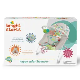 Крісло-гойдалка Bright Starts Happy Safari Bouncer (11508) - мініатюра 4