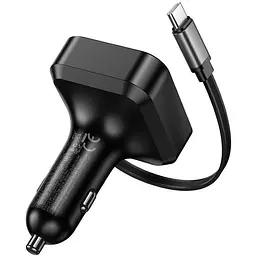 Автозарядне Hoco nz18 65w + кабель рулетка - мініатюра 6