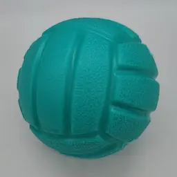 Великий волейбольний м'яч для собак зі звуком Bonny TPR Pet Teething Dog Chew Toy, L Блакитний