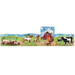 Мега-пазл Melissa&Doug Ферма 4 в 1, 96 елементів (MD8912)