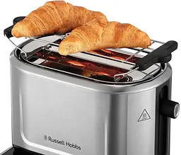 Тостер Attentiv 2 Slice 1500Вт, підігрів, розморожування, метал Russell Hobbs teh0025669 - мініатюра 6