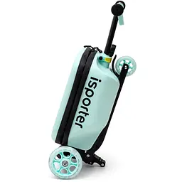 Самокат iSporter Travel 2 в 1 з валізою м'ятний (K3_Mint) - мініатюра 9