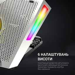 Охолоджувальна підставка для ноутбука GamePro Silver (CP1270) - мініатюра 5