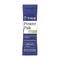 Вітамінно-мінеральний комплекс Trace Електроліти, смак лимон-лайм, Electrolyte Stamina PowerPak, 30 пакето (TMR00052) - мініатюра 3
