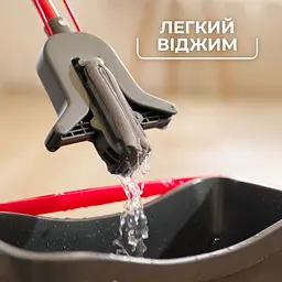 Швабра Vileda Easy Mop Губчаста з віджимом (8690803750701) - мініатюра 5