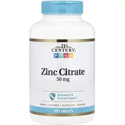 Дієтична добавка Zinc Citrate 50 мг  360 tabs