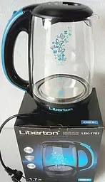 Електрочайник Liberton LEK-1703 Black-blue - мініатюра 8