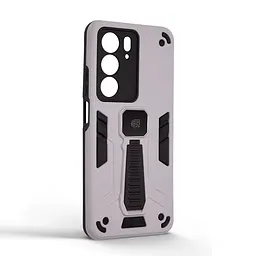 Чехол для Realme C75 4G/C75x 4G, Proover, серый, с подставкой и магнитом, противоударный, ударопрочный, бронированный, панель-накладка, защита всего корпуса, термополиуретан (TPU) + поликарбонат (PC), ArmorStandart (ARM85763) - мініатюра 2