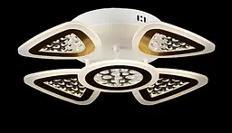 Люстра стельова LED Splendid Ray LK39866/4+1, 150W, білий та золото, з пультом, сучасний стиль