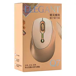 Бездротова мишка T-Wolf Q7 Elegant USB 2.4GHz 1000-2400DPI Молочний - мініатюра 2