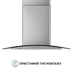 Витяжка декоративна зі склом Perfelli GRASSI 6HMX INOX - мініатюра 2